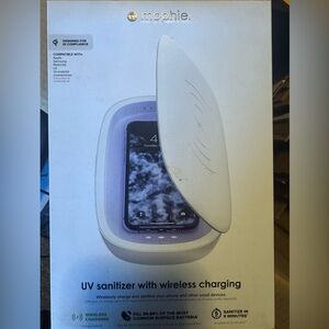 mophie Wireless Charging UV Sanitizer - White